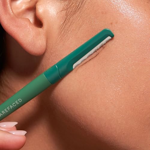 Women's Facial Shaving Kit with Reusable Razor & Conditioning Oil for Smooth Skin