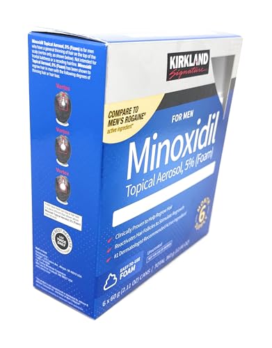 Kirkland Signature 5% Minoxidil Foam for Men - 6 Month Supply