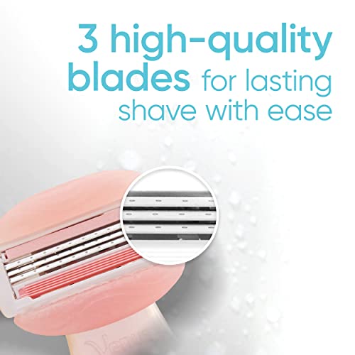 Gillette Venus Travel Women's Razor with 3 ComfortGlide Blades & Case