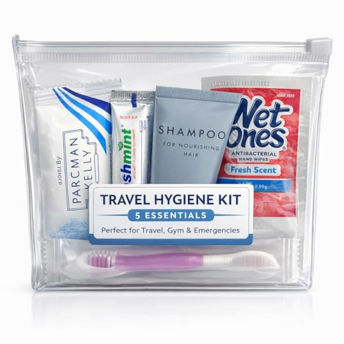 Travel Hygiene Kit 5-Piece TSA Approved Toiletry Set