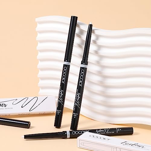 Docolor Waterproof Black Liquid Eyeliner Pen & White Gel Liner Duo