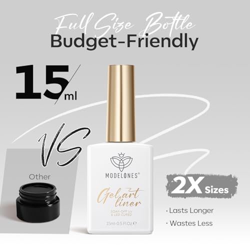 White French Tip Gel Polish Liner 15ml UV Soak Off