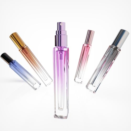 Travel Perfume Atomizer Set - 10ml Refillable Mini Bottles (5 PCS)