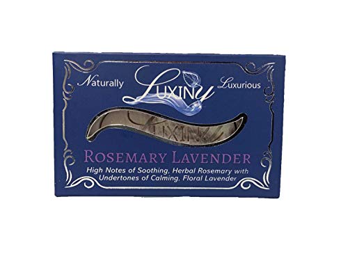 Luxiny Natural soap for women, 3 Pk Handmade castile soap bars include: tea tree soap bar with a hint of mint, Rosemary Lavender soap, & Spearmint Eucalyptus soap - bath soap is palm oil free & vegan