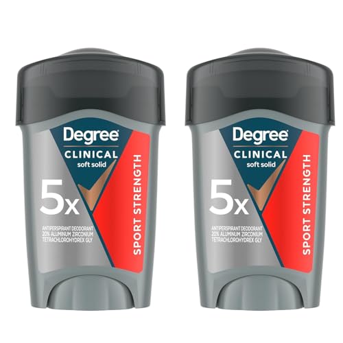 Degree Clinical Strength Antiperspirant Deodorant 2 Pack - 96-Hour Protection, Soft Solid