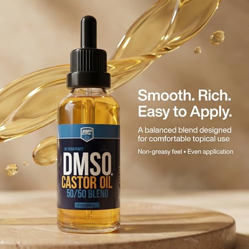 DMSO & Castor Oil Topical Blend - 2oz Natural Skin & Hair Care