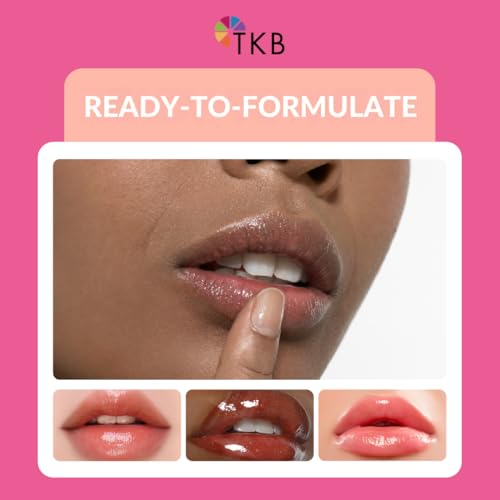 TKB Lip Gloss Base Flexagel M 5.5oz | Clear, Moisturizing
