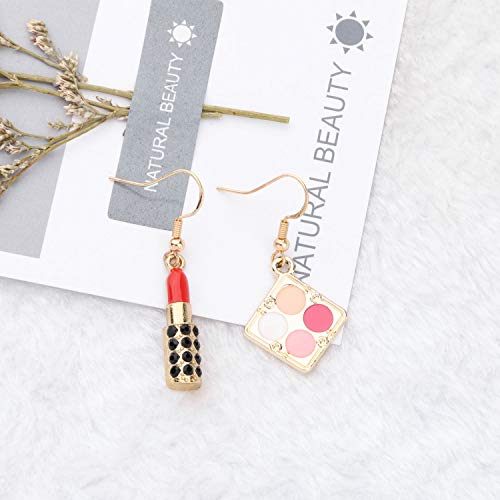 3D Lipstick Earrings - Makeup Artist Gift for Women