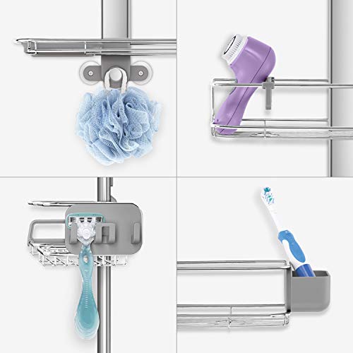 simplehuman X-Large Hanging Shower Caddy for Handheld Showerheads