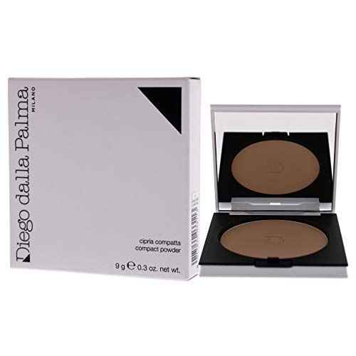 Diego dalla Palma Compact Powder - Easy To Apply - Natural Look - Velvety Texture - Matte Finish Wihout Drying Out Your Skin - Does Not Mark The Eye Folds - Absolute Comfort - 11 Beige - 0.3 Oz