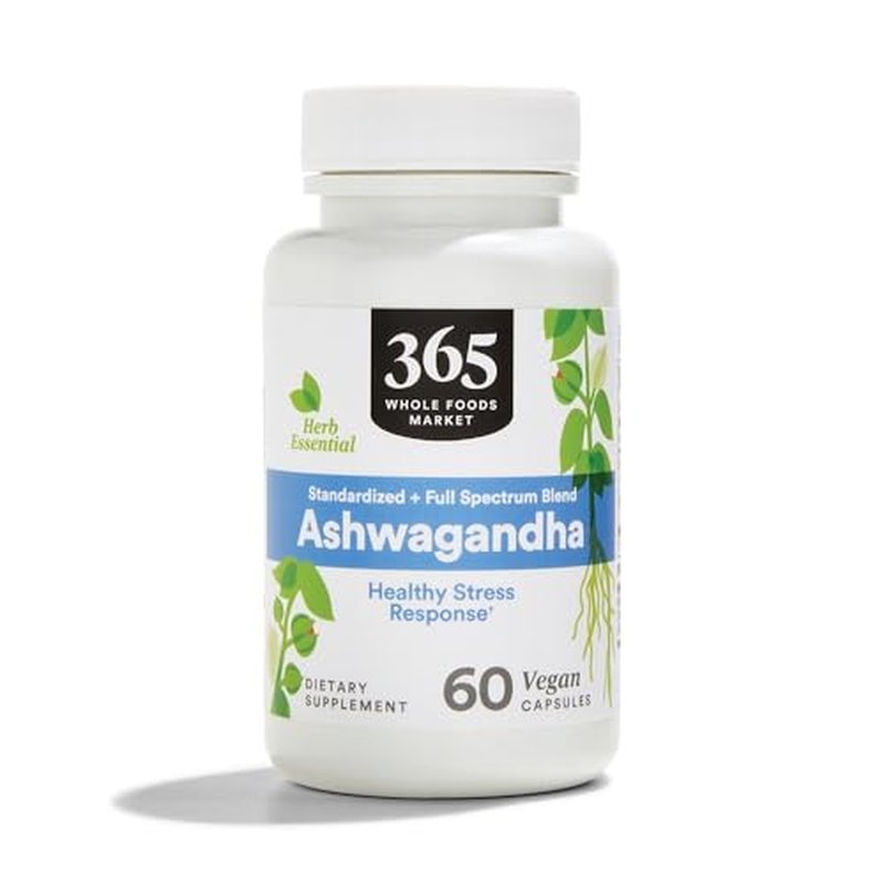 365 Ashwagandha Supplement 60 Vegan Capsules