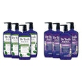Dr Teal's Body Wash with Pure Epsom Salt, Relax & Relief with Eucalyptus & Spearmint & Body Wash with Pure Epsom Salt, Sleep Blend with Melatonin