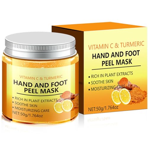 LAIKME Vitamin C & Turmeric Exfoliating Hand and Foot Peel Mask - 50g