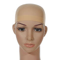 Wig Cap for Women - Thin Stretchy Nude Stocking Cap for Wigs - 2 Pieces - Beige