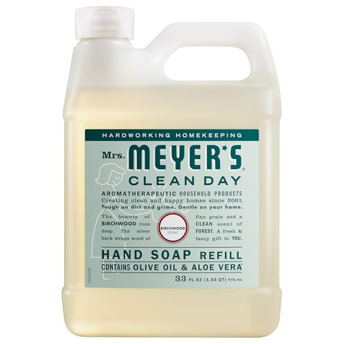 Mrs. Meyer's Clean Day Hand Soap Refill, Birchwood, 33 Fl Oz