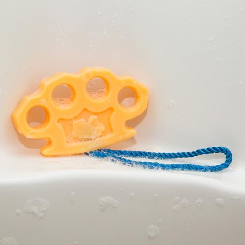 Knuckle Soap on a Rope ? Funny Gag Gift for Adults, Novelty Soap Bar for Bathroom or Dorm, Humor Gift for Men and Women