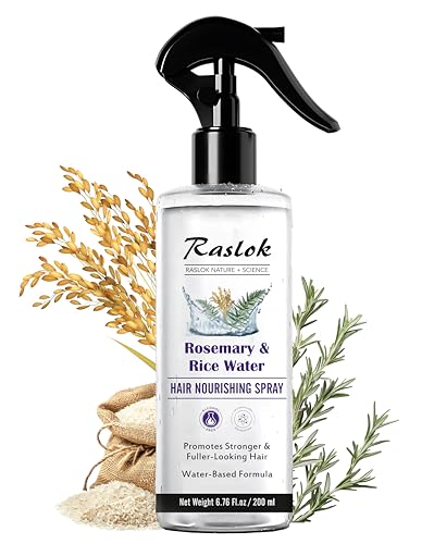 Rosemary & Rice Water Hair Spray – Lightweight, Non-Greasy 200ml