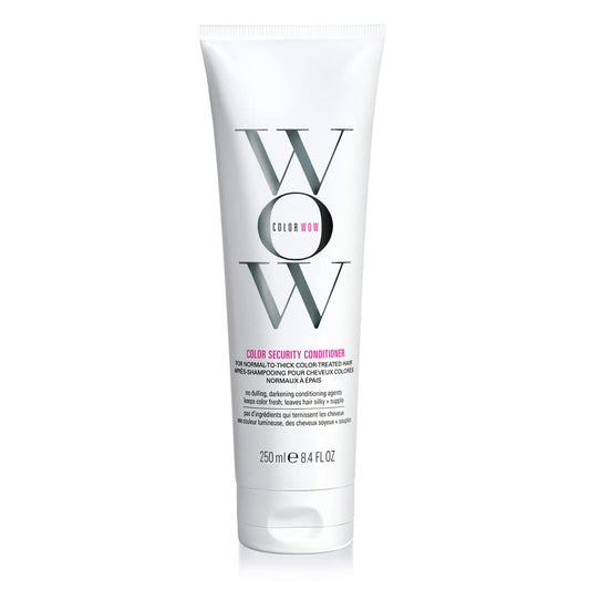 COLOR WOW Color Security Conditioner Normal to Thick – Rich hydration for thick, coarse, curly hair; detangles, nourishes + adds shine with Avocado Oil; color safe; heat protection