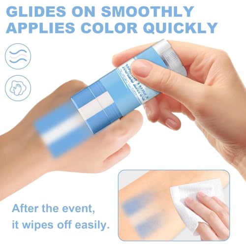 Argentina Face Paint Stick - Sweatproof 3-in-1 Colors for Fans