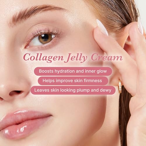 Medicube Collagen Jelly Cream with Niacinamide 1.69 Fl Oz - Glass Glow Skin, Brightening & Firming Serum
