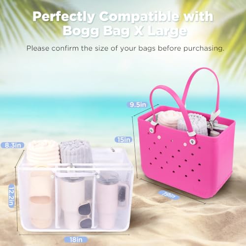 Bogg Bag XL Organizer Insert with 6 Pockets & Mesh