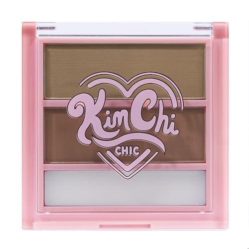 KimChiChic Kimbrowly Eyebrow Powder Duo with Wax – 3D Brows