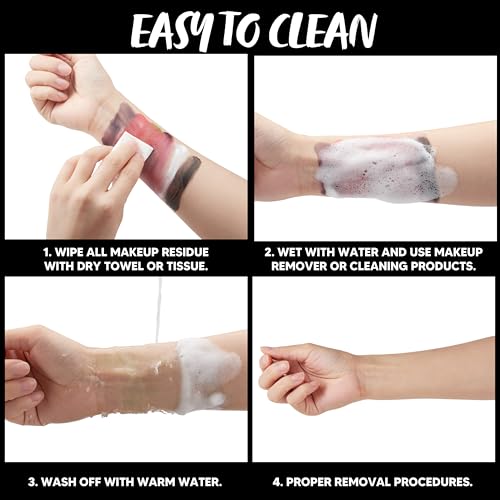 Halloween SFX Makeup Kit with Scar Wax, Fake Blood & Face Paint