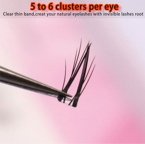 Bottom Lash Clusters 90Pcs DIY Eyelash Extension 7mm