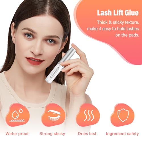 Lash Lift Kit Eyelash Perm Kit Korean Brow Lamination Eyebrow Lifting Kit for Natural Looking Easy to Use