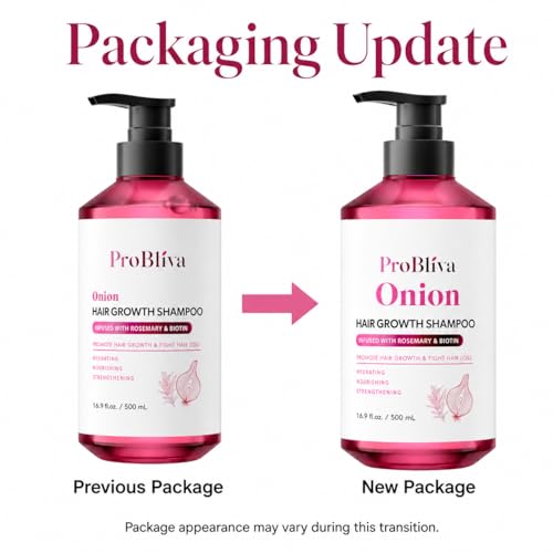 ProBliva Onion Shampoo for Hair Growth with Biotin & Rosemary