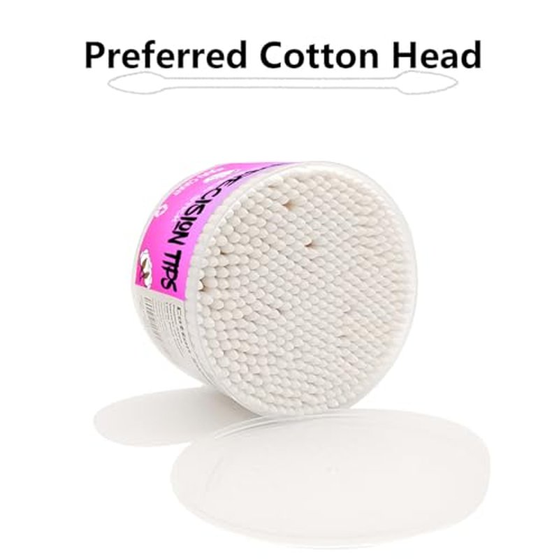 500 Count Double Tip Cotton Swabs for Makeup & Personal Care