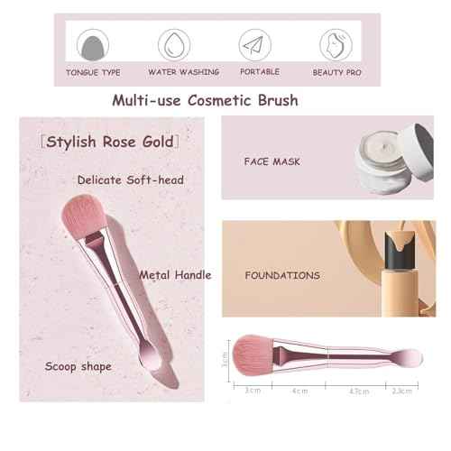 28PCS Makeup Brush Set, Quality Makeup Brushes for Women, Brush Set Make Up for Beginner Starter Professional,Pink Makeup Set with Blenders Masks Spatula,Travel-Friendly Makeup Brush Set with Case