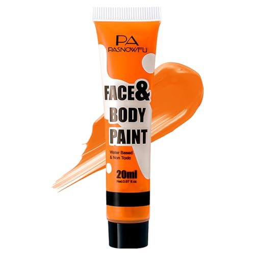 Orange Face Body Paint - Professional Water-Based SFX Makeup