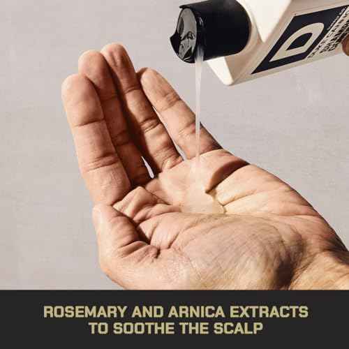 Duke Cannon Superior Grade Scalp Care Shampoo for Men, 14 oz ? Salicylic Acid for Build-Up Removal, Rosemary & Arnica for Scalp Soothing, Wheat Protein for Strength, Sulfate-Free