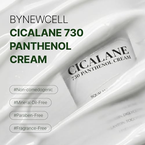 Cica Face Moisturizer with Pro-Vitamin B5 ? Daily Hydrating Cream for Dry and Delicate Skin ? With Panthenol, Squalane & Glycerin ? Lightweight Skin Barrier Support, Day & Night, 2.2 Fl Oz.