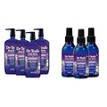 Dr Teal's Body Wash & Sleep Spray Bundle with Melatonin, Lavender & Chamomile - Pack of 4, 24 fl oz & Pack of 3, 6 fl oz