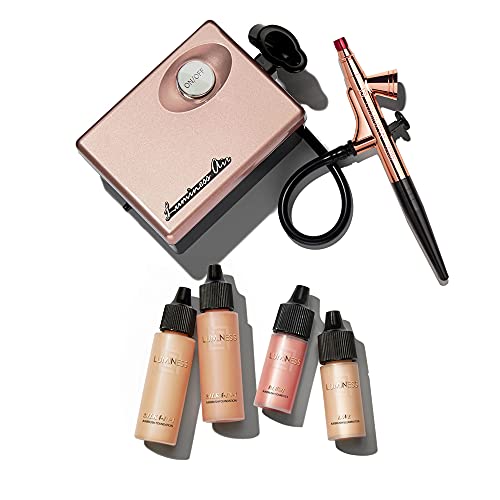 LUMINESS Legend Airbrush Makeup System with Warm Foundation Starter Kit