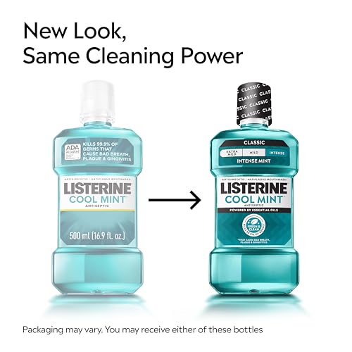 Listerine Cool Mint Antiseptic Mouthwash 2 Pack 33.8 fl oz