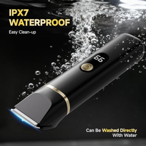Men's Waterproof 3-in-1 Body Groomer & Nose Ear Trimmer Kit