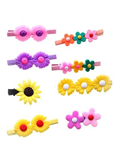 56PCS Toddler Girls Hair Accessories, Baby Hair Clips, Hair Pin, Barrettes for Girls,Kids Hair Clips for Styling, Rainbow Flower Candy Fruits Butterfly Set Cute Hair Clips for Girls