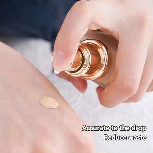 1 Pack Foundation Pump Fit for Estee Lauder Double Wear Foundation, Gold Replacement Pump for DW Makeup Bottle(Upgraded)