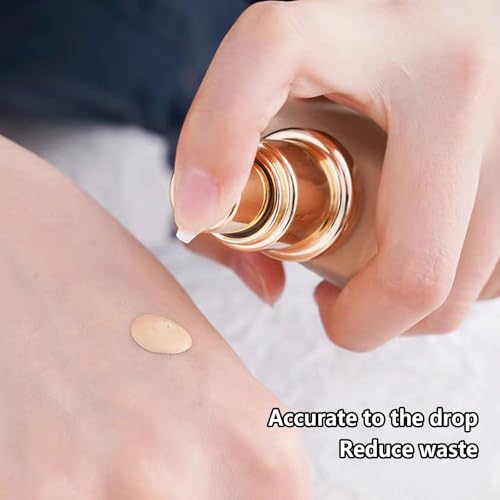 2Pack Foundation Pump Fit for Estee Lauder Double Wear Foundation, Gold Replacement Pumps for DW Makeup Bottle(Upgraded)
