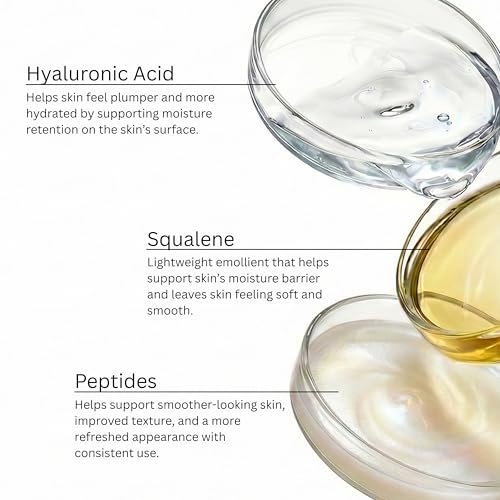 Global Beauty Care Smooth & Lift Collagen Facial Serum ? Peptides, Hyaluronic Acid, 3-Pack (3x 1 fl oz)