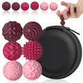 PARTY TONIGHT Red Silicone Magnetic Fidget Balls Set - 6PCS Stress & Anxiety Relief Toys for Adults & Teens