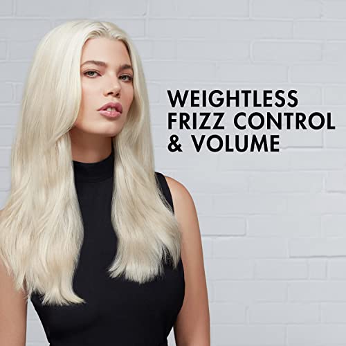 Nexxus Smooth & Full Blow Dry Balm Weightless Style Frizz Control, Volume & Heat Protect Styling Cream 6 oz & Maximum Hold Finishing Hair Spray for Control