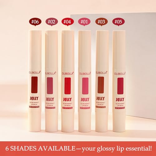 Jelly Lip Gloss with Watercolor Tint & Soft Brush