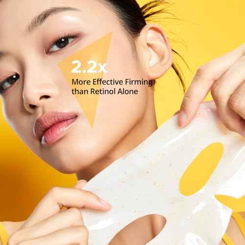 Primera PRMR Vitatinol Serum Gel Mask | Overnight Melting Masks, for Collagen Synthesis with Vitamin C & Retinol, Immediate Pore Tightening, Firming and Hydrating 34g x 4EA