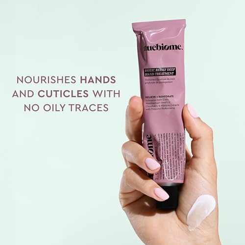 Biotic Relief Deep Hand Cream for Dry Skin | Residue-free Intense Hydration Moisturizer for Hands, Unscented | 75 mL | Paraben, Cruelty-free & Vegan