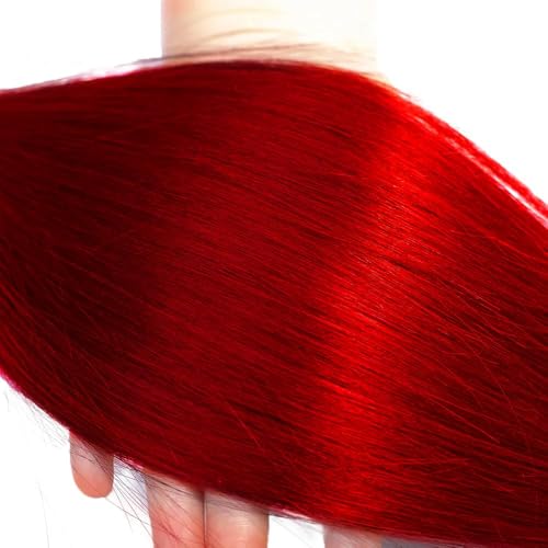 Red Virgin Hair Bundles - Straight Brazilian Remy Hair 3 Pack