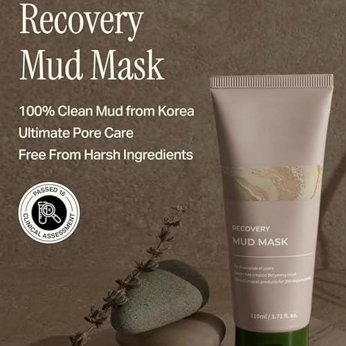 Recovery Mud Mask - Korean Clay Face Mask for Deep Pore Cleansing